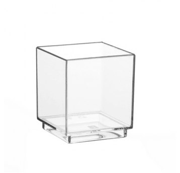 Pucharek deser PS PAPSTAR kwadrat 55ml 30szt /9