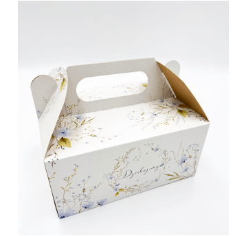 Pudełko papierowe rączka 19x15x9cm CHABRY 25szt