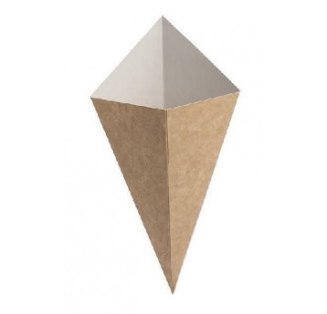 Pudełko rożek frytki kraft 500ml 100szt