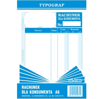 Rachunek dla konsumenta A6 1szt /5