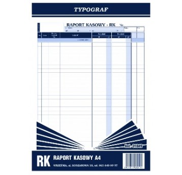 Raport kasowy pion A4 1szt /5