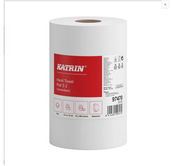 Ręcznik c-feed KATRIN SUPR BIAŁY 2W 75m śr14 12rol