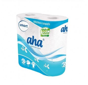 Ręcznik kuchenny AHA SMART 2W BIAŁY 2szt /16