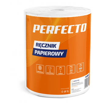 Ręcznik papierowy 2W 100m PERFECTO celuloz 1rol /6