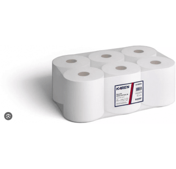 Ręcznik papierowy 2W 150m fi38 KAREN MATIC 6rol