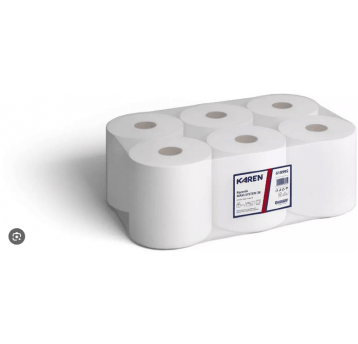 Ręcznik papierowy 2W 150m fi38 KAREN MATIC 6rol