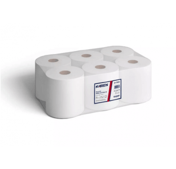 Ręcznik papierowy 2W 150m fi42 KAREN MATIC 6rol