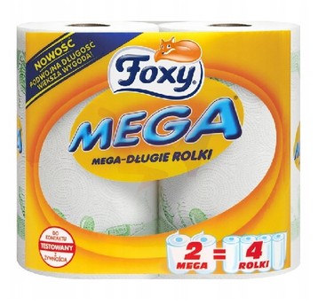 Ręcznik papierowy 2W FOXY MEGA 2rol /9