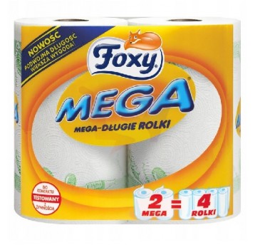 Ręcznik papierowy 2W FOXY MEGA 2rol /9