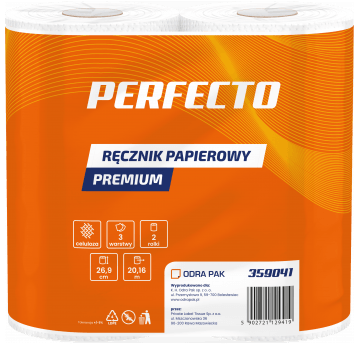 Ręcznik papierowy 3W PERFECTO PREMIUM 2rol /15