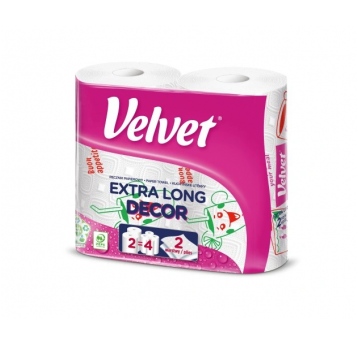 Ręcznik papierowy VELVET EXTRA LONG 2rol