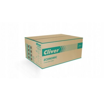 Ręcznik ZZ 1W CLIVER ECONOM ZIELONY 25x21 20x200st