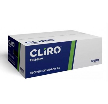Ręcznik ZZ 2W CLIRO PREM BIAŁY 70% 23x21 20x150szt