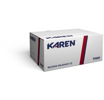 Ręcznik ZZ 2W KAREN BIAŁY celuloza 20x25 20x150szt