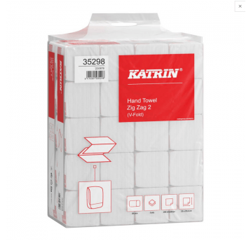 Ręcznik ZZ 2W KATRIN HANDY PACK biały 20x200szt