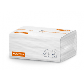 Ręcznik ZZ 2W PERFECTO 100% BIAŁY binda 150szt /20