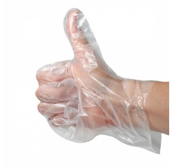 Rękawice FOLIOWE HDPE BEZ/ZAW '100'