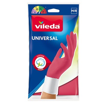 Rękawice gumowe VILEDA Universal M 1szt /12