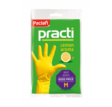Rękawice gumowe zapach PACLAN PRACTI rozm M /24