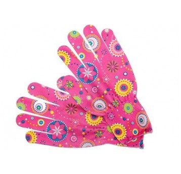 Rękawice robocze ogrodowe KWIAT M 1par/12