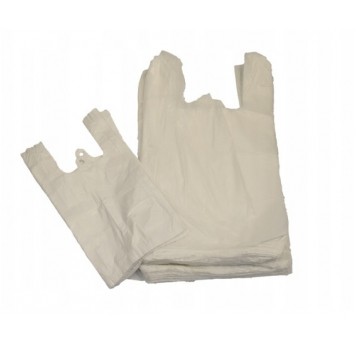 Reklamówka HDPE 40x80cm Super Mocna BIAŁA 100szt