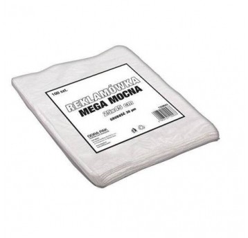 Reklamówka MEGA MOCNA 25X45 30my '100' 1359043