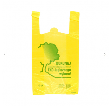 Reklamówka z nadrukiem ECO 26x47 100szt 11my /25