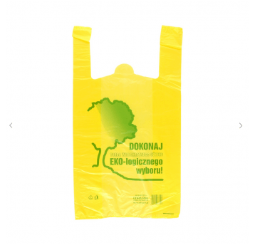 Reklamówka z nadrukiem ECO 31x57 100szt 14,5my /10