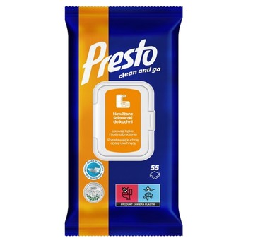 Ściereczki do kuchni PRESTO 55szt KLIP