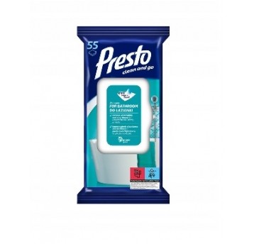 Ściereczki do łazienki PRESTO 55szt