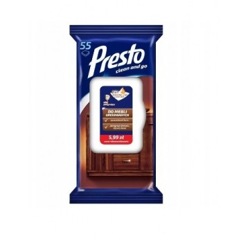 Ściereczki do mebli PRESTO 55szt