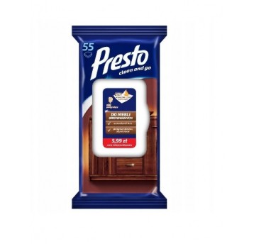 Ściereczki do mebli PRESTO 55szt