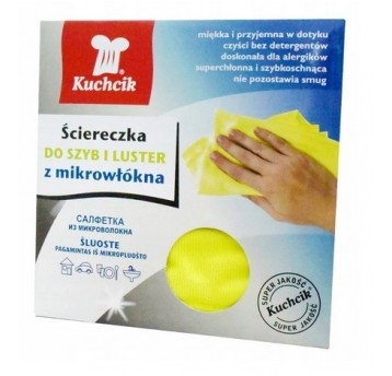 Ścierka mikrofibra 30x30 SZYBY KUCHCIK 1szt /20