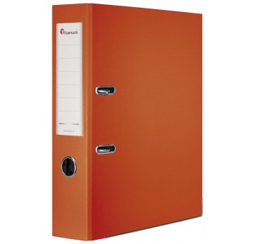 Segregator TITANUM A4 75mm POMARAŃCZOWY /25