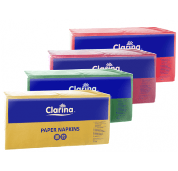 Serwetka 33x33 1W CLARINA BORDO 500szt