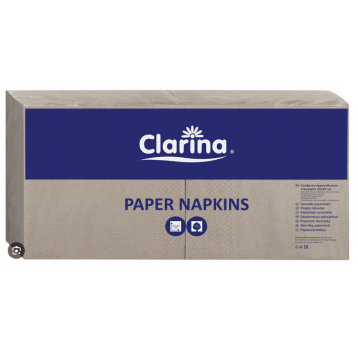 Serwetka 33x33 2W 250szt CLARINA KRAFT