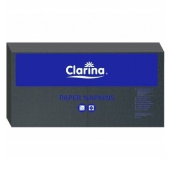 Serwetka 33x33 2W CLARINA CZARNA 250szt