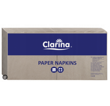 Serwetka 33x33 2W CLARINA KRAFT 250szt