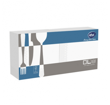 Serwetka 33x33 AHA AFH 1W 400szt BIAŁA 001 /8