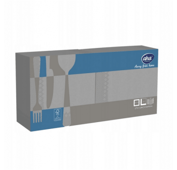 Serwetka 33x33 AHA AFH 1W 500szt SZARA 114 /8