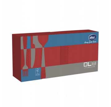 Serwetka 33x33 AHA AFH 2W 250szt CZERWONA 303 /8