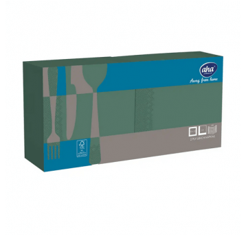 Serwetka 33x33 AHA AFH 2W 250szt ZIELONA 302 /8