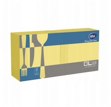 Serwetka 33x33 AHA AFH 2W 250szt ŻÓŁTA 108 /8