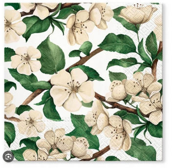 Serwetka 33x33 wzór 3W APPLE BLOSSMS 20szt /12