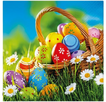 Serwetka 33x33 wzór 3W EASTER PICNIC 20szt /12