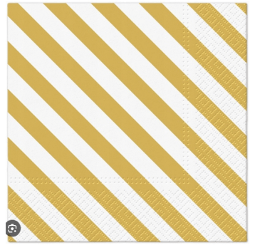 Serwetka 33x33 wzór 3W GOLD LINES 20szt /12