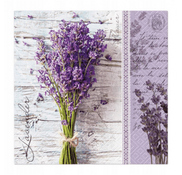 Serwetka 33x33 wzór 3W LAVENDER BOUGUET 20szt /12