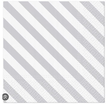 Serwetka 33x33 wzór 3W SILVER LINES 20szt /12
