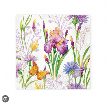 Serwetka 33x33 wzór 3W WITH BUTTERFLY 20szt /12