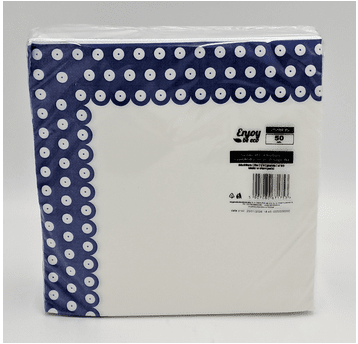 Serwetka 38x38 2W STEMPEL biała 50szt /10